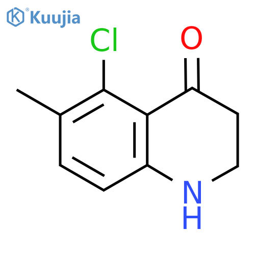5-Chloro-6-methyl-2,3-dihydroquinolin-4(1H)-one structure