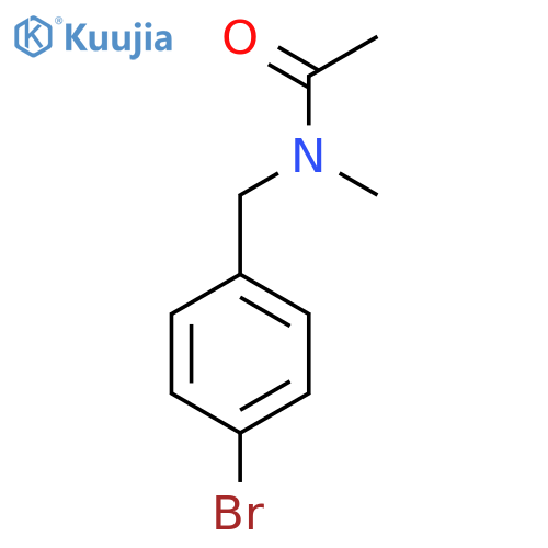 N-(4-Bromobenzyl)-N-methylacetamide structure