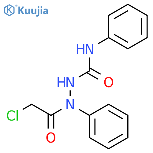 2-(chloroacetyl)-N,2-diphenylhydrazinecarboxamide structure