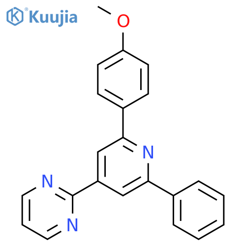 PYRIMIDINE, 2-[2-(4-METHOXYPHENYL)-6-PHENYL-4-PYRIDINYL]- structure