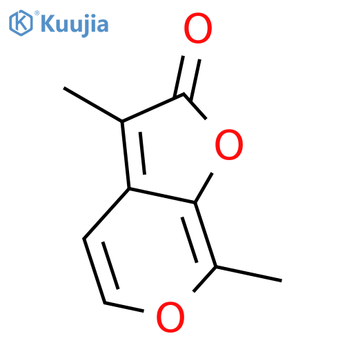 3,7-Dimethyl 2H-Furo2,3-cpyran-2-one (>90%) structure