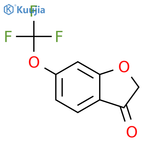 3(2H)-BENZOFURANONE, 6-(TRIFLUOROMETHOXY)- structure