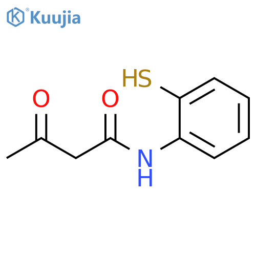 Butanamide, N-(2-mercaptophenyl)-3-oxo- structure