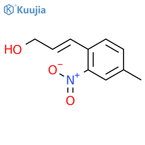 (e)-3-(4-methyl-2-nitro-phenyl)prop-2-en-1-ol structure