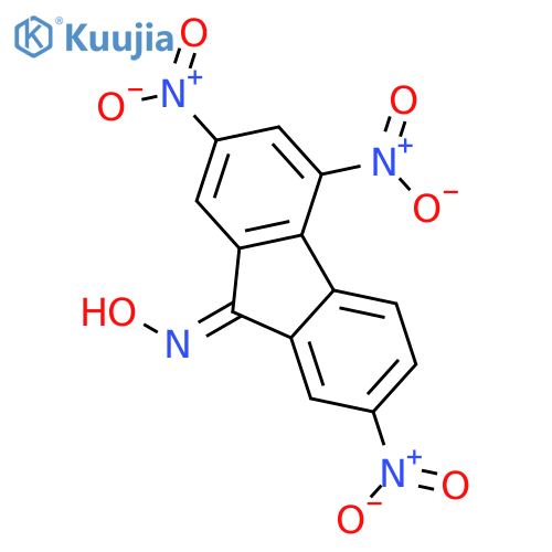 9H-Fluoren-9-one, 2,4,7-trinitro-, oxime structure