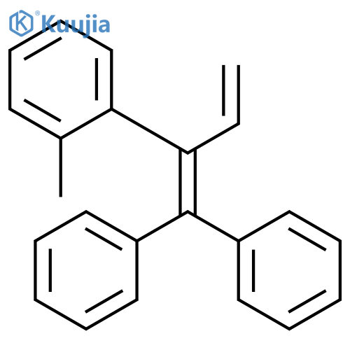 BENZENE, 1-[1-(DIPHENYLMETHYLENE)-2-PROPENYL]-2-METHYL- structure
