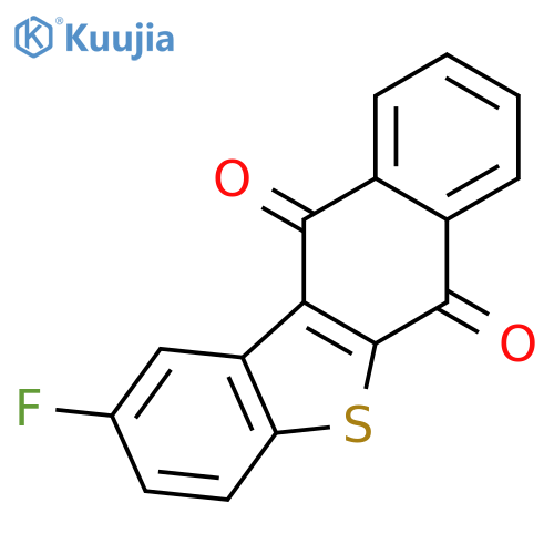 BENZO[B]NAPHTHO[2,3-D]THIOPHENE-6,11-DIONE, 2-FLUORO- structure