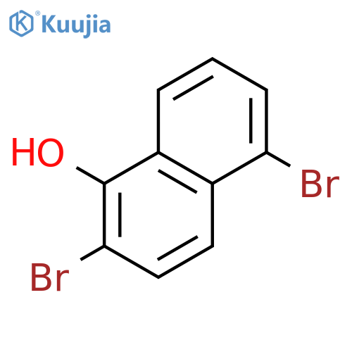 2,5-dibromonaphthalen-1-ol structure