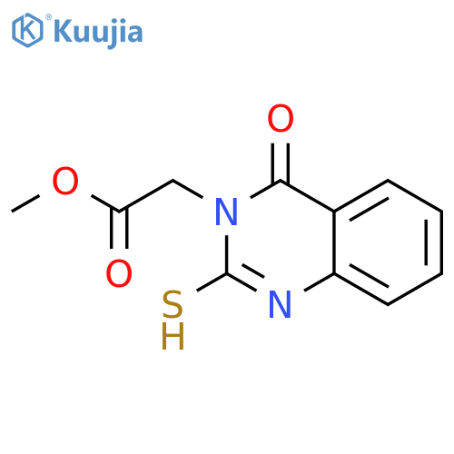 methyl (2-mercapto-4-oxoquinazolin-3(4H)-yl)acetate structure