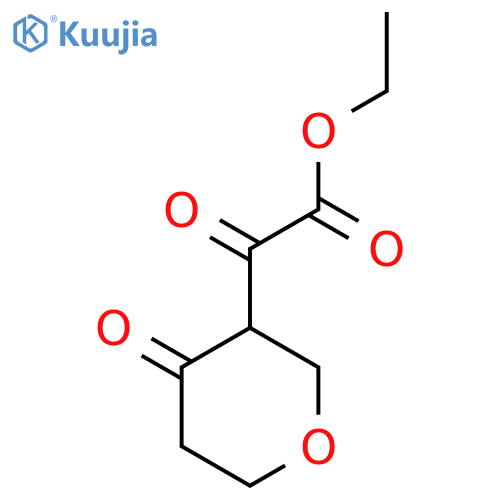 ethyl 2-oxo-2-(4-oxooxan-3-yl)acetate structure