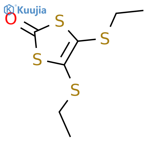 1,3-Dithiol-2-one, 4,5-bis(ethylthio)- structure