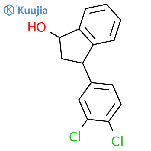 3-(3,4-dichlorophenyl)indan-1-ol structure