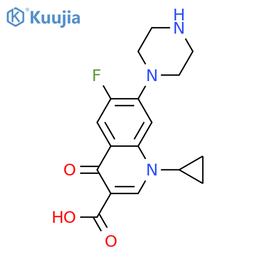 Ciprofloxacin structure