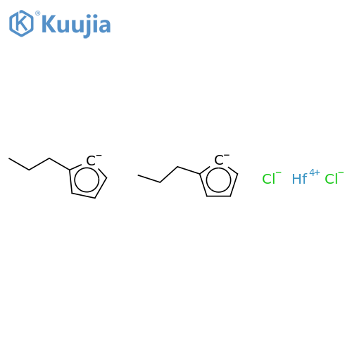 1,1'-Dipropylhafnocene Dichloride structure