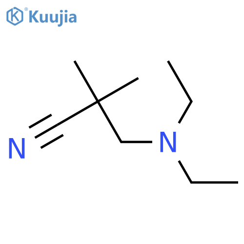 Propionitrile, 3-diethylamino-2,2-dimethyl- (5CI) structure