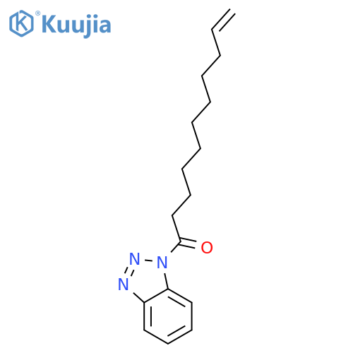 1H-BENZOTRIAZOLE, 1-(1-OXO-10-UNDECENYL)- structure