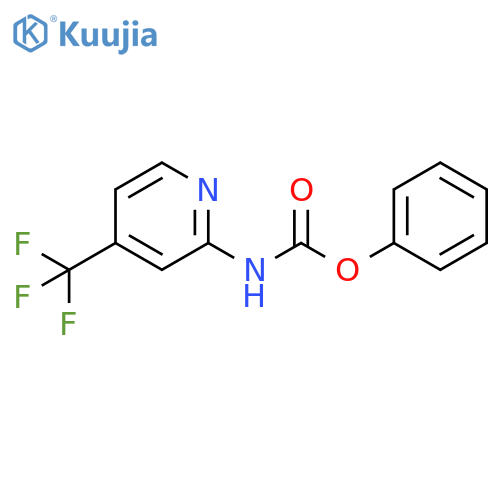 Phenyl (4-(trifluoromethyl)pyridin-2-yl)carbamate structure