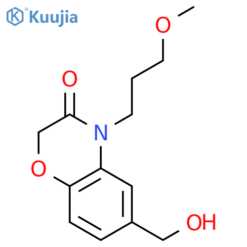 6-Hydroxymethyl-4-(3-methoxypropyl)-4H-benzo1,4oxazin-3-one structure