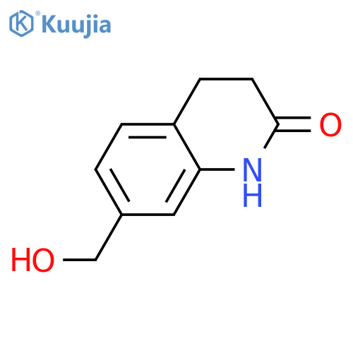 3,4-dihydro-7-(hydroxymethyl)-2(1H)-Quinolinone structure
