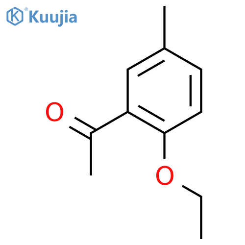 1-(2-ETHOXY-5-METHYL-PHENYL)-ETHANONE structure