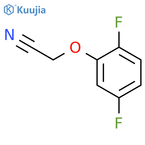 2,5-DIFLUORO-PHENOXYACETONITRILE structure