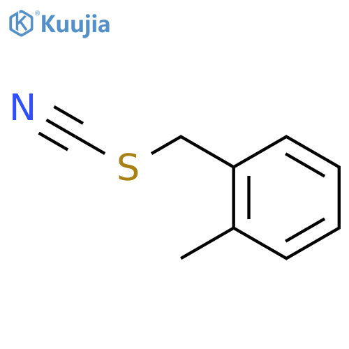 (2-methylphenyl)methyl Thiocyanate structure