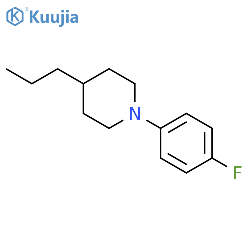 PIPERIDINE, 1-(4-FLUOROPHENYL)-4-PROPYL- structure