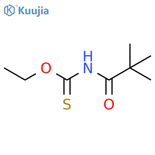 Carbamothioic acid,(2,2-dimethyl-1-oxopropyl)-, O-ethyl ester (9CI) structure