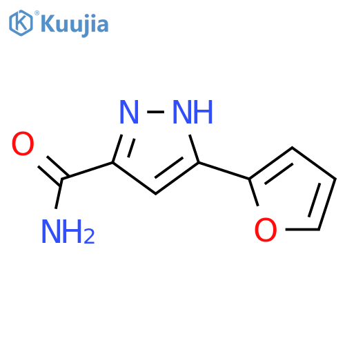 5-(2-Furyl)-1H-pyrazole-3-carboxamide structure