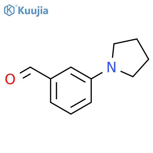 3-(1-Pyrrolidinyl)benzaldehyde structure
