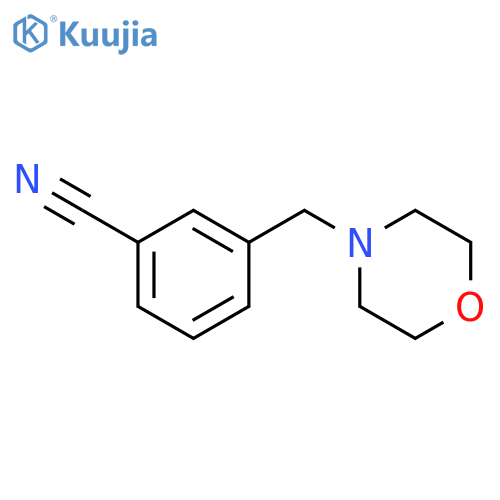 3-(morpholinomethyl)benzonitrile structure