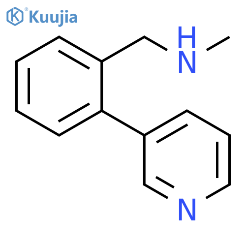 Benzenemethanamine,N-methyl-2-(3-pyridinyl)- structure