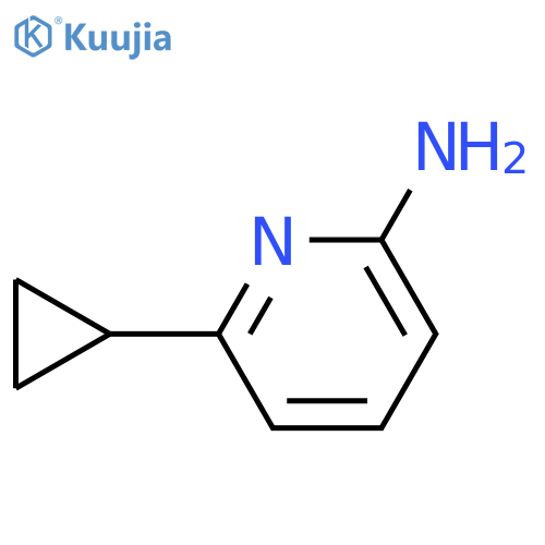 6-cyclopropylpyridin-2-amine structure
