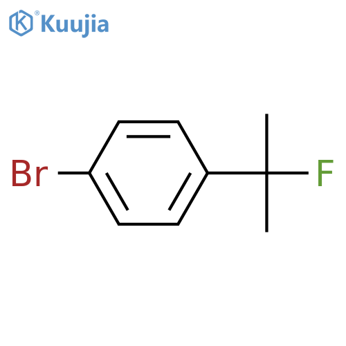 1-Bromo-4-(2-fluoropropan-2-yl)benzene structure
