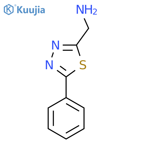 (5-Phenyl-1,3,4-thiadiazol-2-YL)methanamine structure