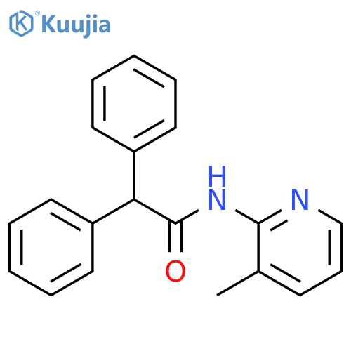 N-(3-Methyl-2-pyridinyl)-α-phenylbenzeneacetamide structure