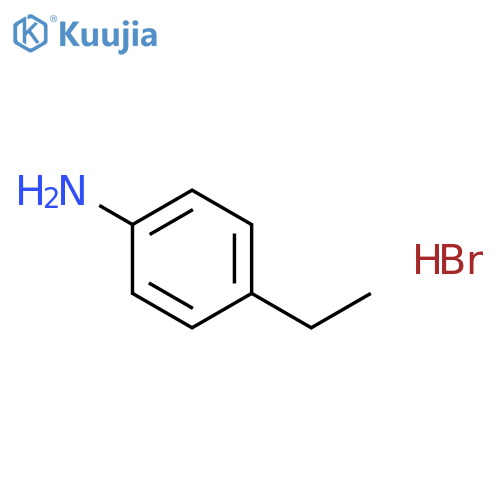 Benzenamine, 4-ethyl-, hydrobromide structure