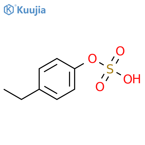 Phenol, 4-ethyl-, hydrogen sulfate structure