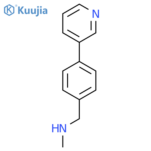 Methyl-(4-pyridin-3-yl-benzyl)-amine structure