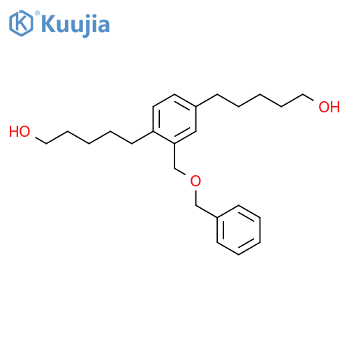 1,4-BENZENEDIPENTANOL, 2-[(PHENYLMETHOXY)METHYL]- structure