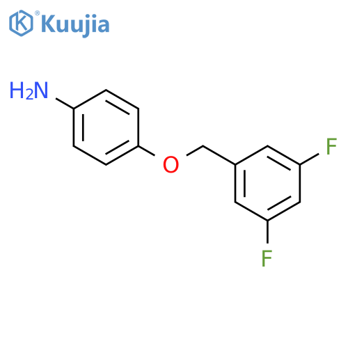 Benzenamine, 4-[(3,5-difluorophenyl)methoxy]- structure