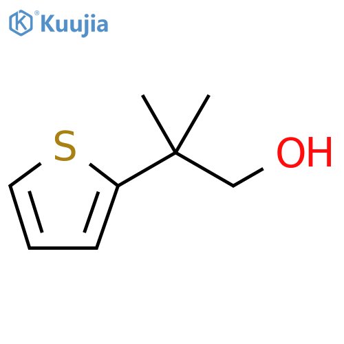 2-METHYL-2-(2-THIENYL)PROPAN-1-OL structure