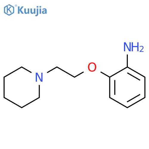 2-[2-(piperidin-1-yl)ethoxy]aniline structure
