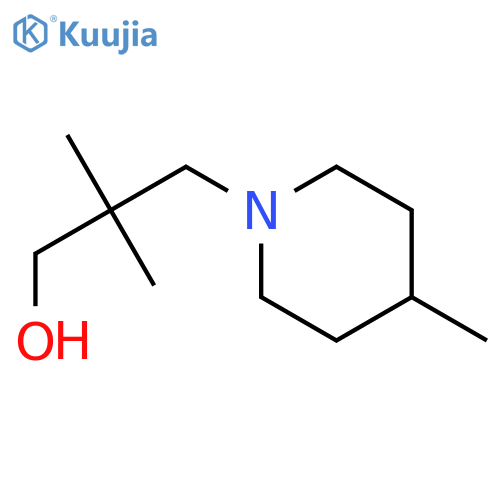 2,2-Dimethyl-3-(4-methyl-piperidin-1-yl)-propan-1-ol structure