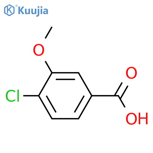 4-Chloro-3-methoxybenzoic acid structure
