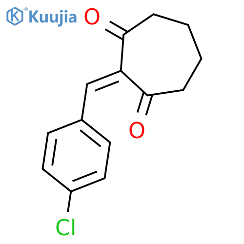 1,3-CYCLOHEPTANEDIONE, 2-[(4-CHLOROPHENYL)METHYLENE]- structure