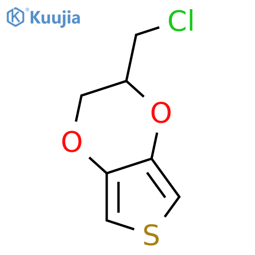 Thieno[3,4-b]-1,4-dioxin,2-(chloromethyl)-2,3-dihydro- structure