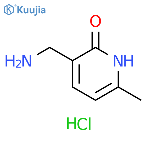 3-(aminomethyl)-6-methyl-1,2-dihydropyridin-2-one dihydrochloride structure