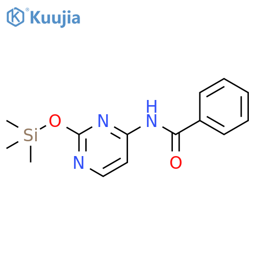 Benzamide, N-[2-[(trimethylsilyl)oxy]-4-pyrimidinyl]- structure