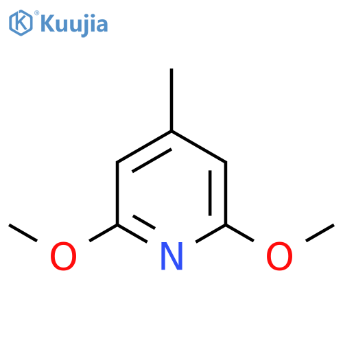 Pyridine, 2,6-dimethoxy-4-methyl- structure